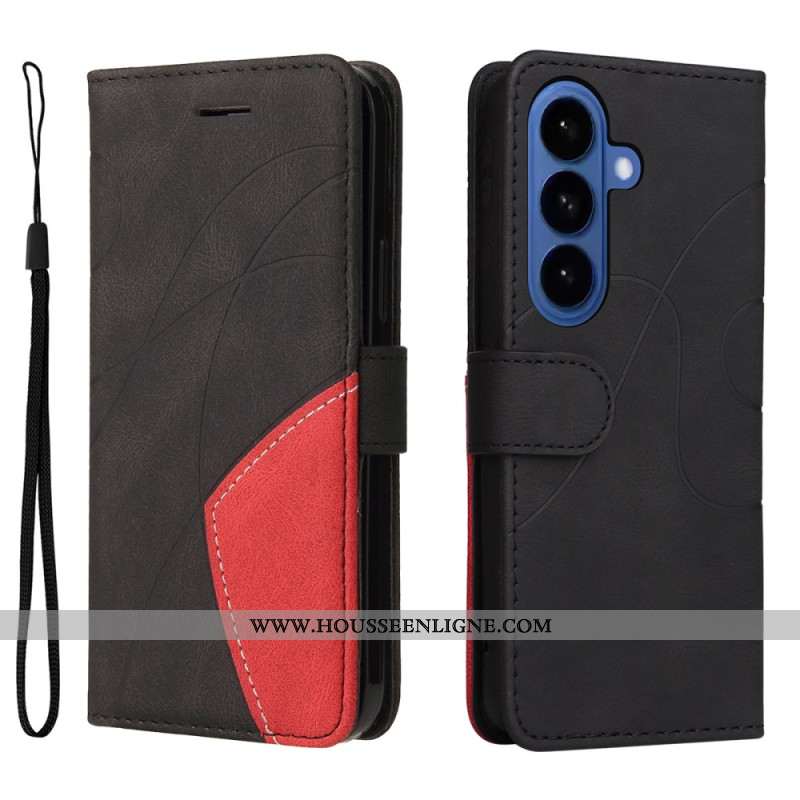 Housse Samsung Galaxy S26 Bicolore Ondulation