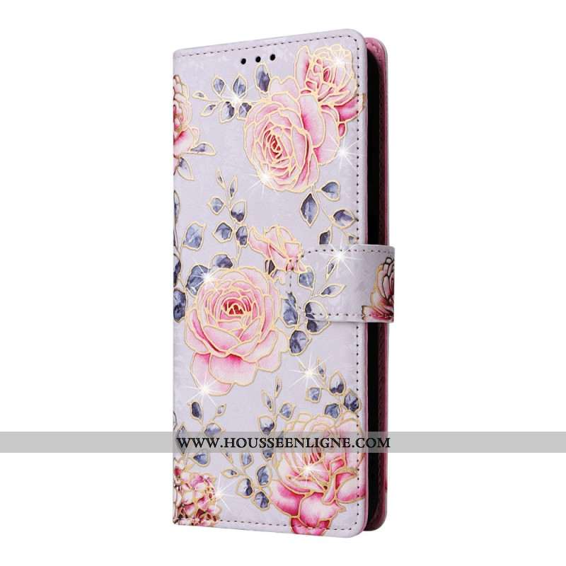 Housse Samsung Galaxy S26 Blocage RFID Motif Floral