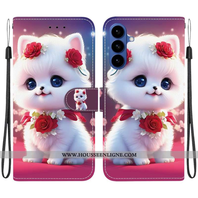 Housse Samsung Galaxy S26 Chat et Roses