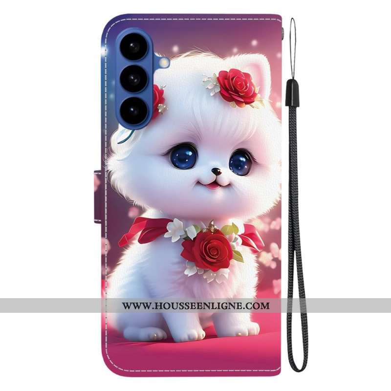 Housse Samsung Galaxy S26 Chat et Roses