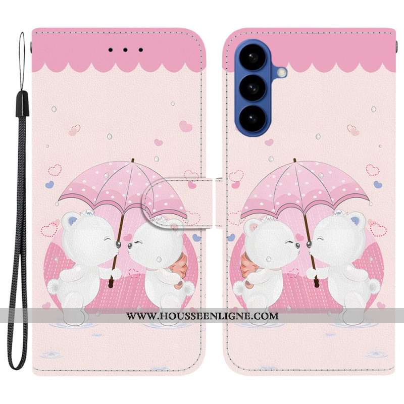 Housse Samsung Galaxy S26 Couple d'Oursons