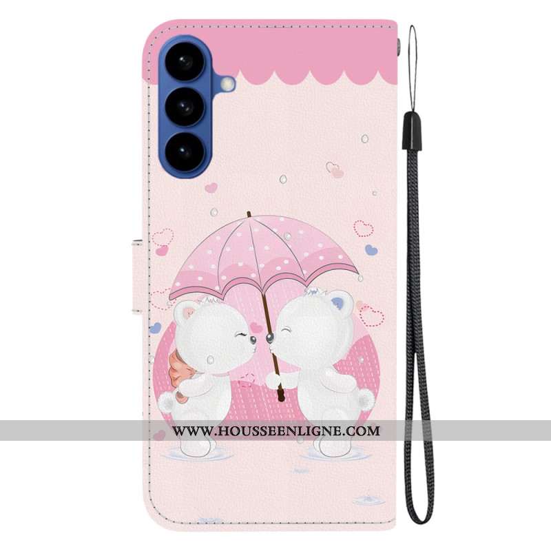 Housse Samsung Galaxy S26 Couple d'Oursons