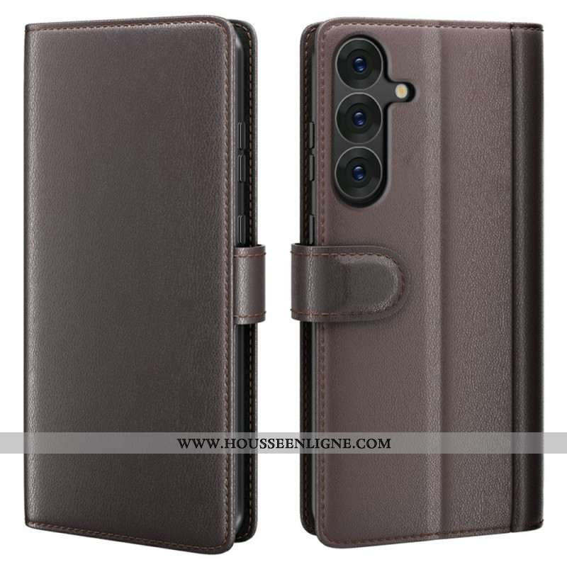 Housse Samsung Galaxy S26 Cuir Véritable