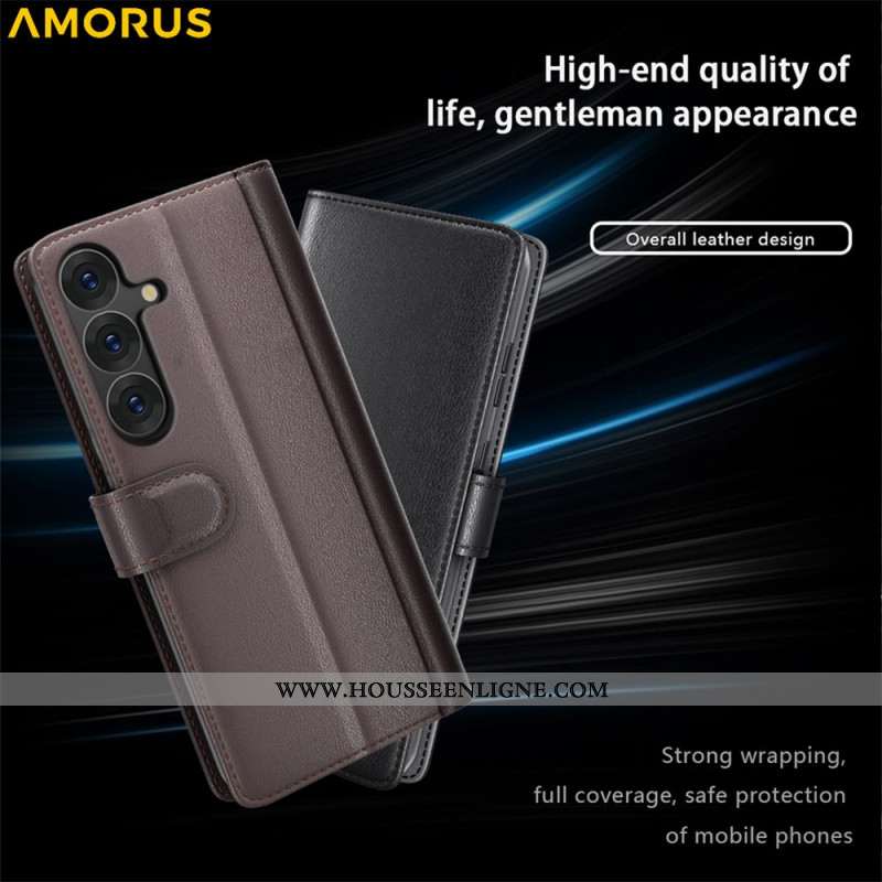 Housse Samsung Galaxy S26 Cuir Véritable