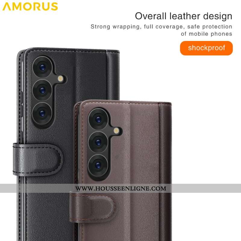 Housse Samsung Galaxy S26 Cuir Véritable