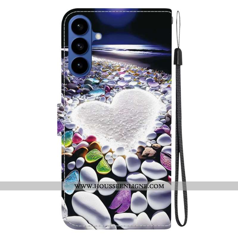 Housse Samsung Galaxy S26 Cœur Blanc