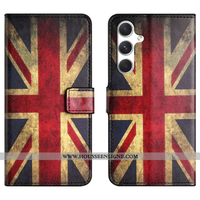 Housse Samsung Galaxy S26 Drapeau Anglais Vintage