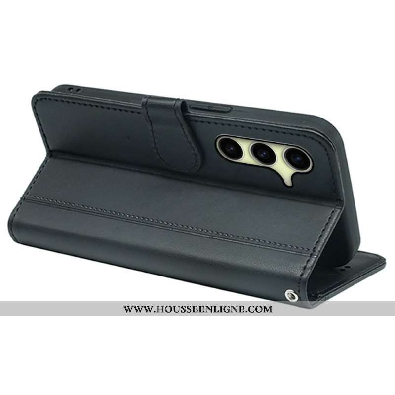 Housse Samsung Galaxy S26 Fermeture Magnétique et Dragonne