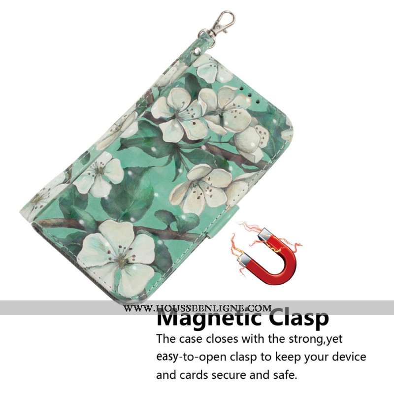 Housse Samsung Galaxy S26 Fleurs Aquarelle