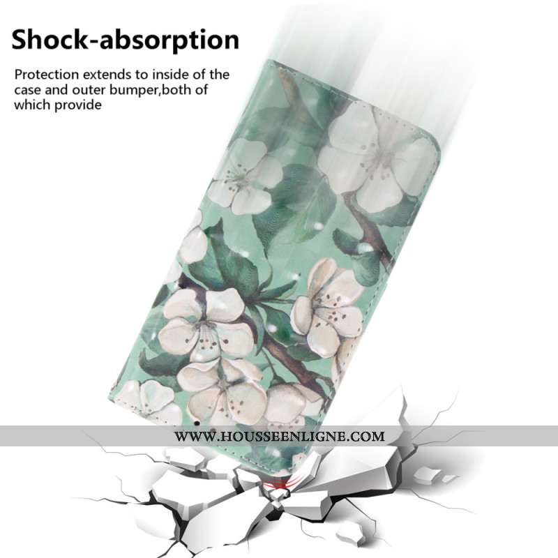 Housse Samsung Galaxy S26 Fleurs Aquarelle