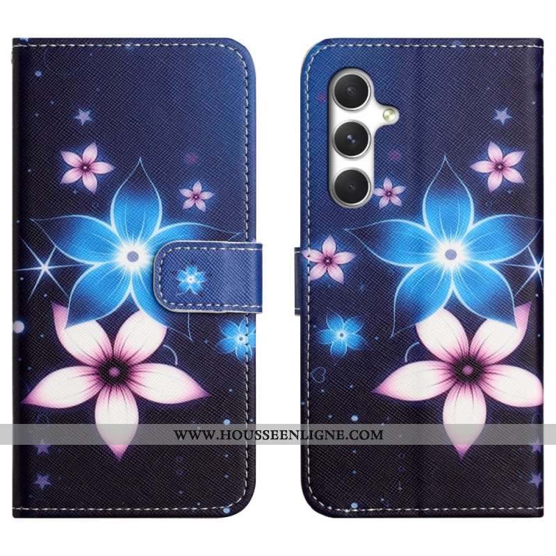 Housse Samsung Galaxy S26 Fleurs Lunaires