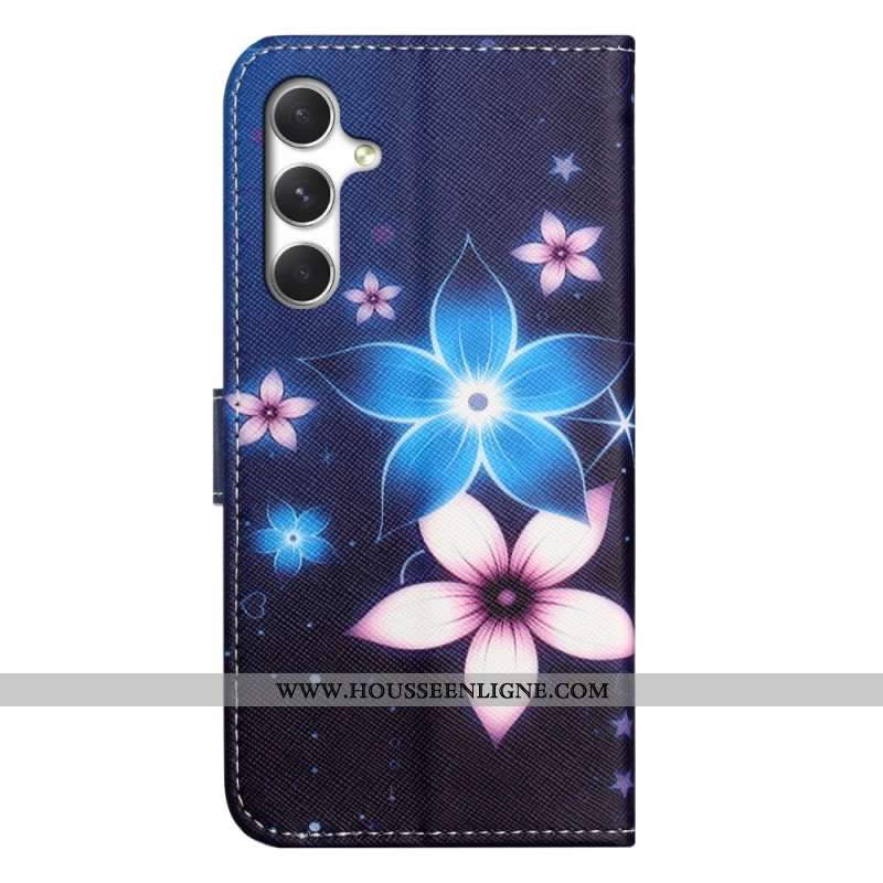 Housse Samsung Galaxy S26 Fleurs Lunaires