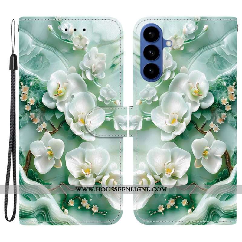 Housse Samsung Galaxy S26 Fleurs de Jade