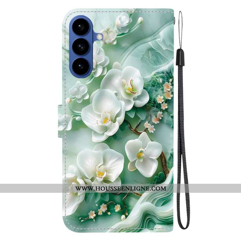 Housse Samsung Galaxy S26 Fleurs de Jade