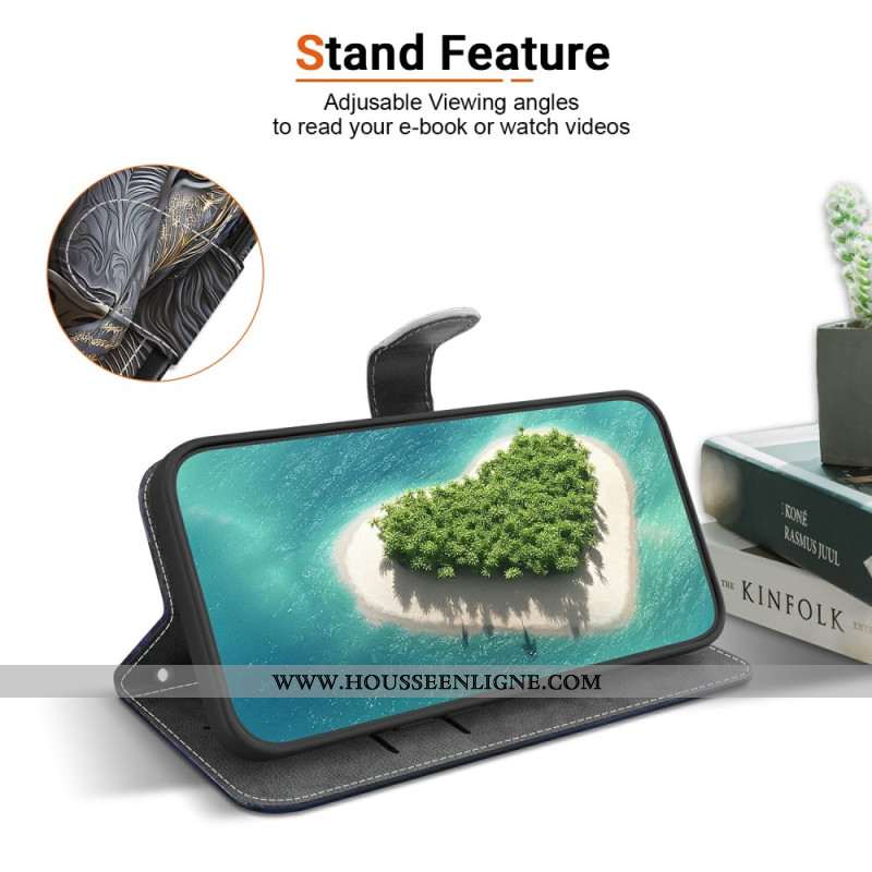 Housse Samsung Galaxy S26 Lion Doré et Noir