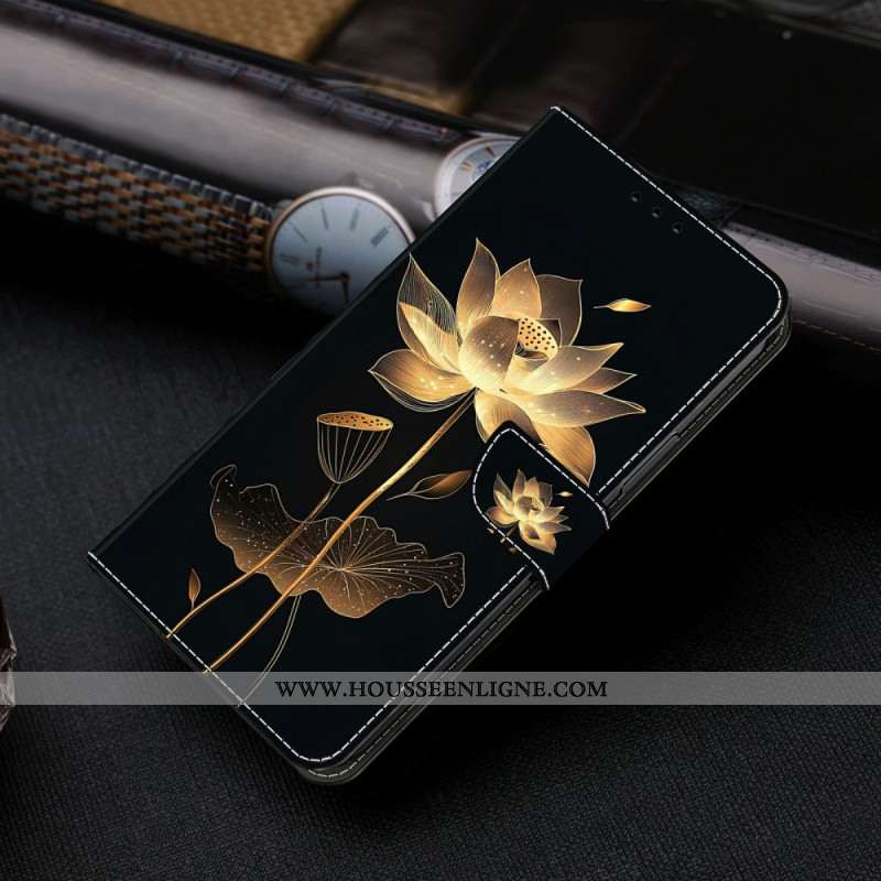 Housse Samsung Galaxy S26 Lotus Doré