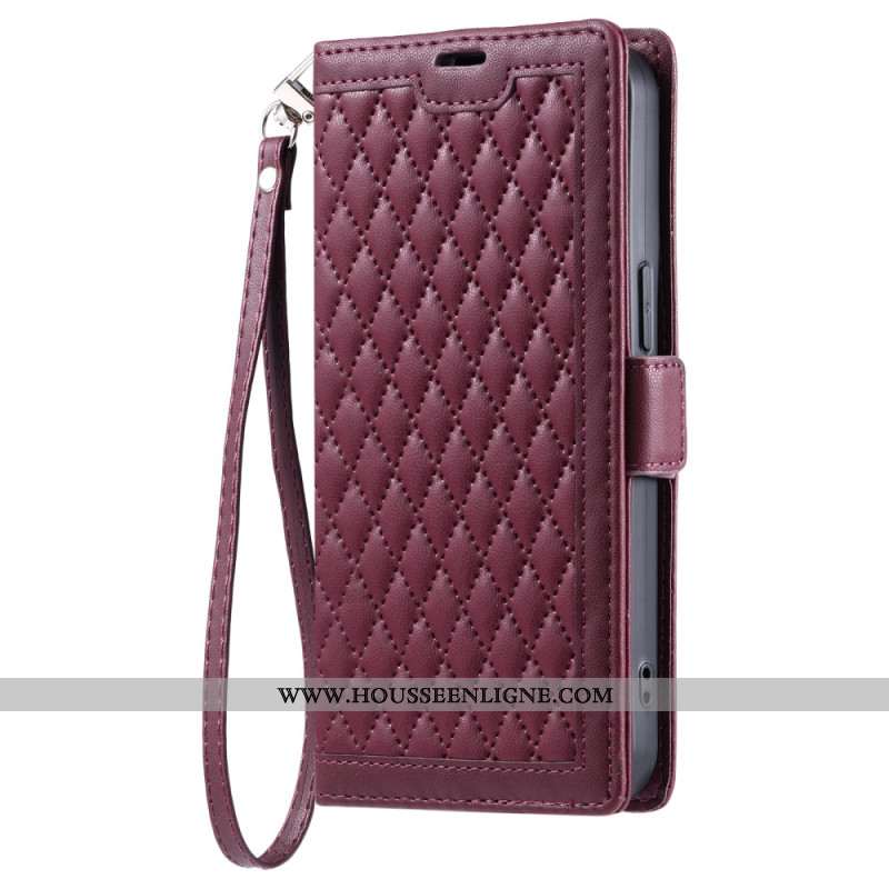 Housse Samsung Galaxy S26 Matelassée avec Lanière