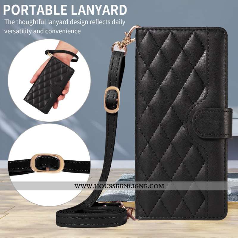 Housse Samsung Galaxy S26 Matelassée avec Sangles