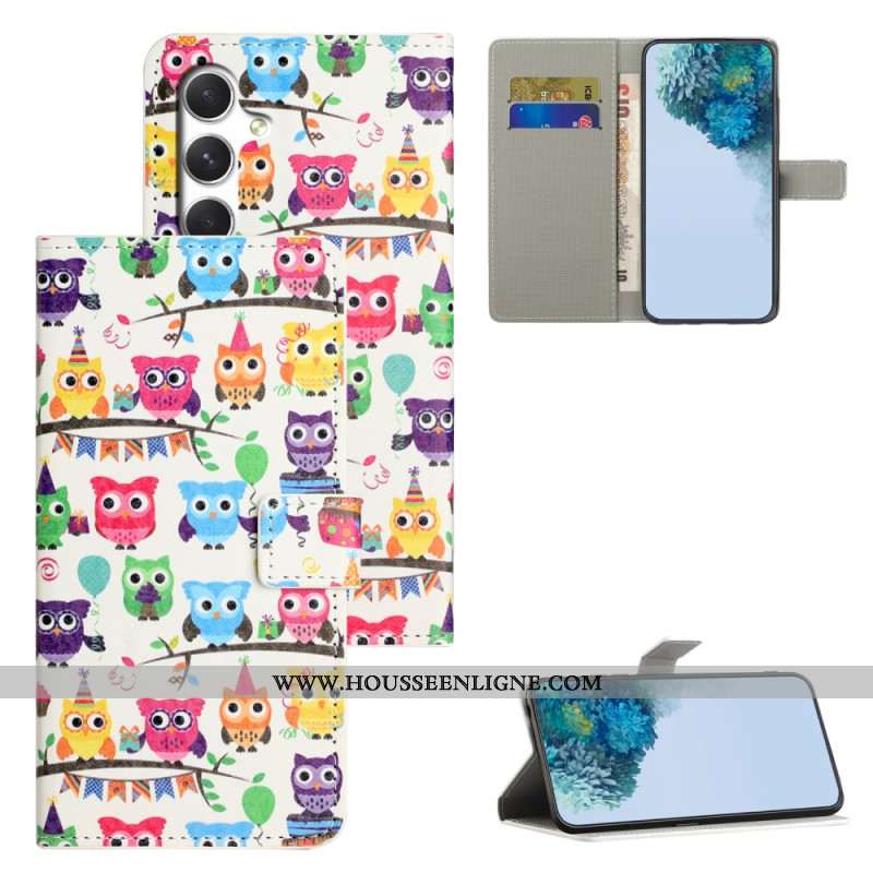 Housse Samsung Galaxy S26 Motif Hiboux