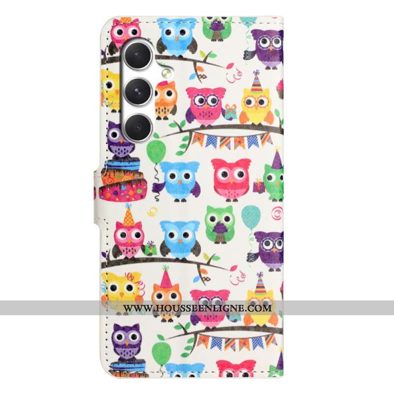 Housse Samsung Galaxy S26 Motif Hiboux