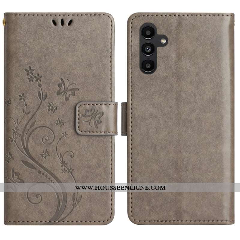 Housse Samsung Galaxy S26 Papillon et Fleurs
