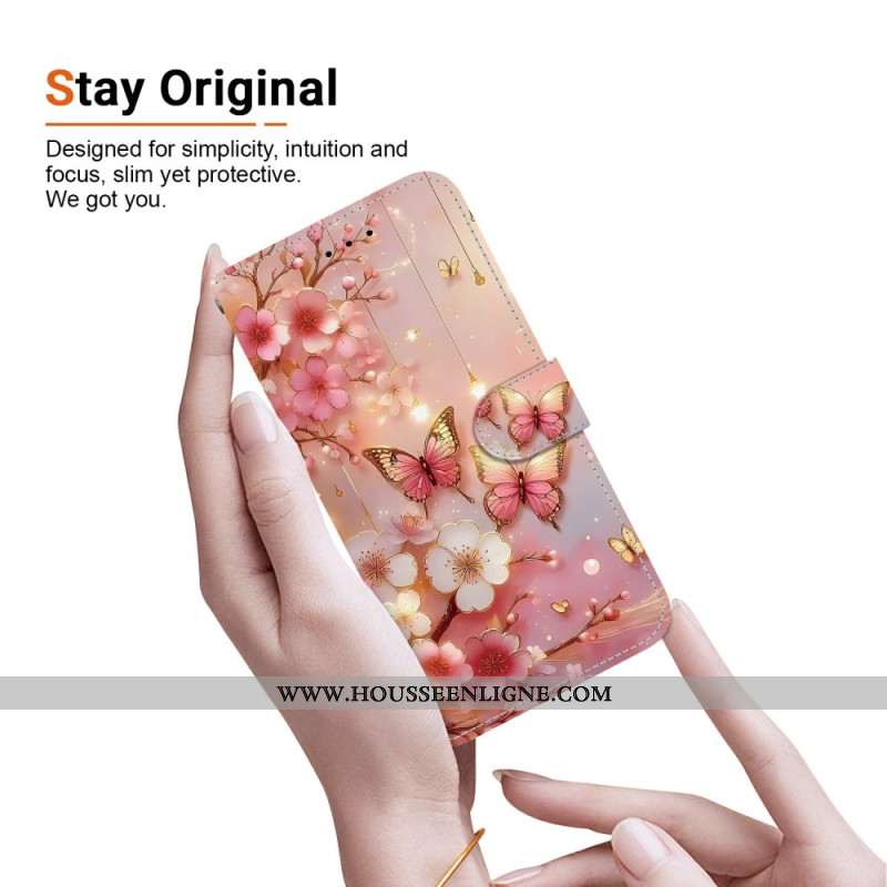 Housse Samsung Galaxy S26 Papillons Lanternes