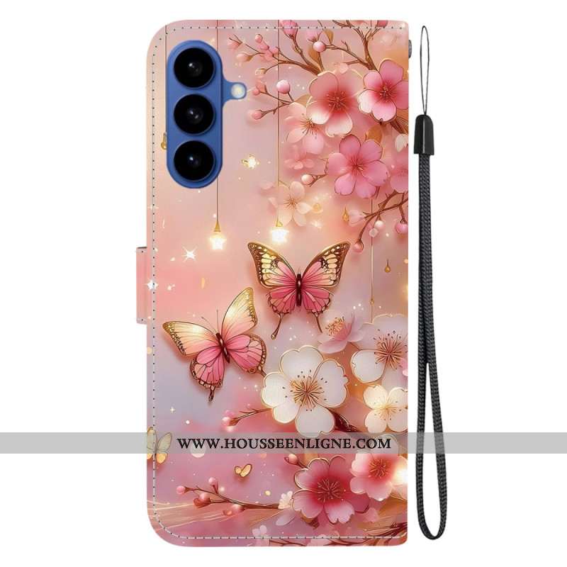 Housse Samsung Galaxy S26 Papillons Lanternes