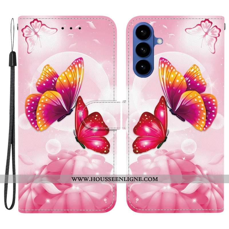 Housse Samsung Galaxy S26 Papillons Roses