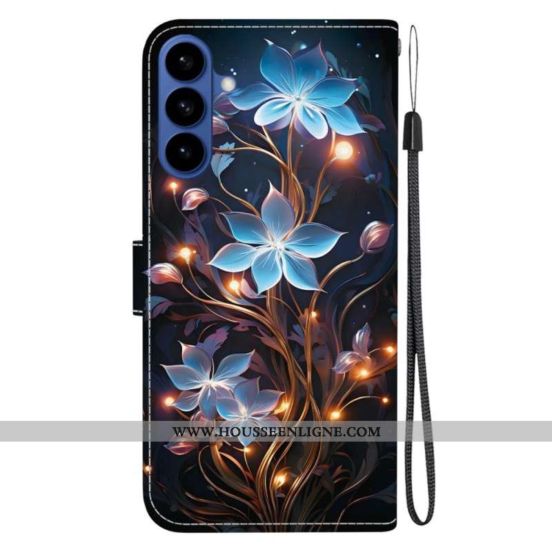 Housse Samsung Galaxy S26 Petites Lanternes Fleuries