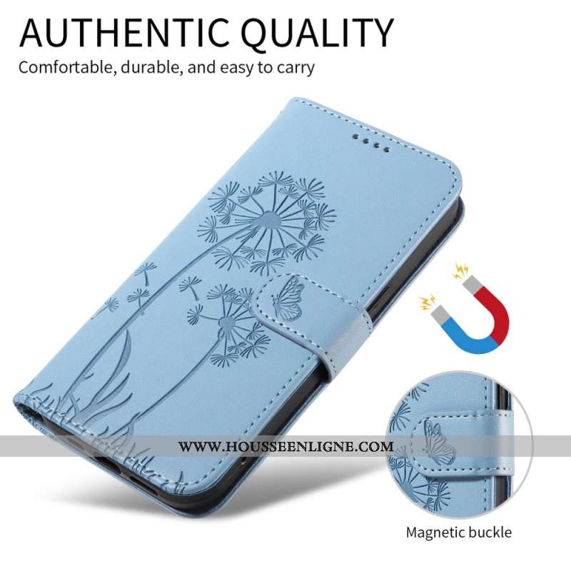 Housse Samsung Galaxy S26 Pissenlits à Lanière