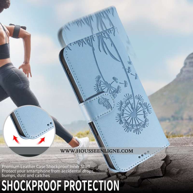 Housse Samsung Galaxy S26 Pissenlits à Lanière