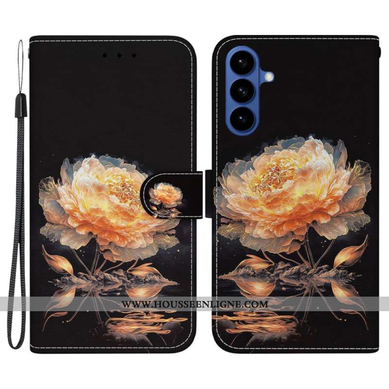 Housse Samsung Galaxy S26 Pivoine Dorée