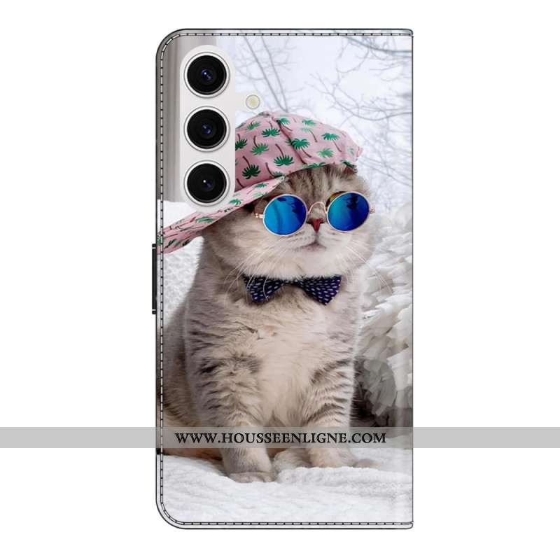 Housse Samsung Galaxy S26 Plus 5G Chat à Chapeau