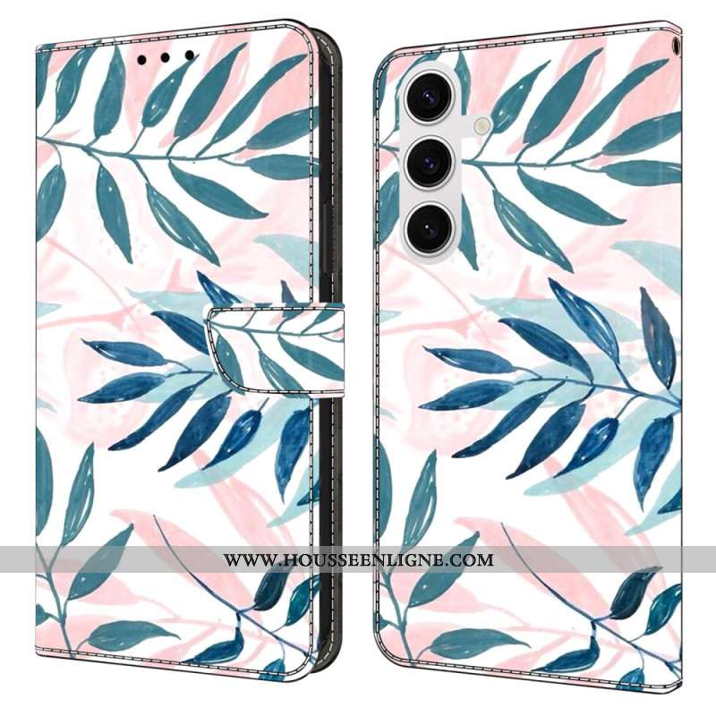 Housse Samsung Galaxy S26 Plus 5G Feuilles Aquarelle
