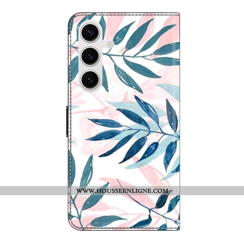 Housse Samsung Galaxy S26 Plus 5G Feuilles Aquarelle