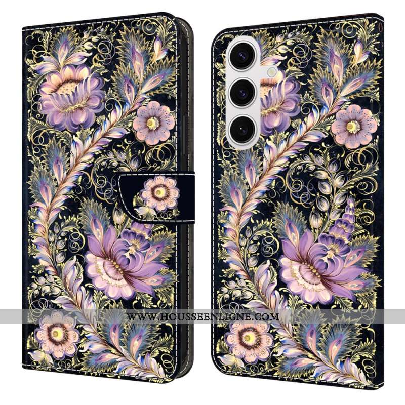 Housse Samsung Galaxy S26 Plus 5G Motif Vintage Gold Pin