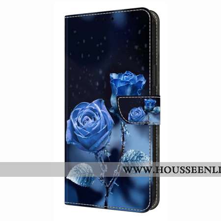Housse Samsung Galaxy S26 Plus 5G Roses Bleues