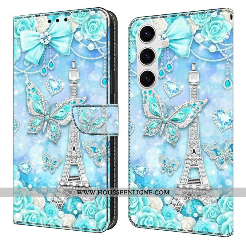 Housse Samsung Galaxy S26 Plus 5G Tour Eiffel Cobalt