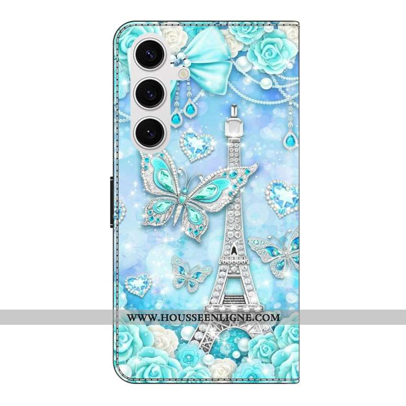 Housse Samsung Galaxy S26 Plus 5G Tour Eiffel Cobalt