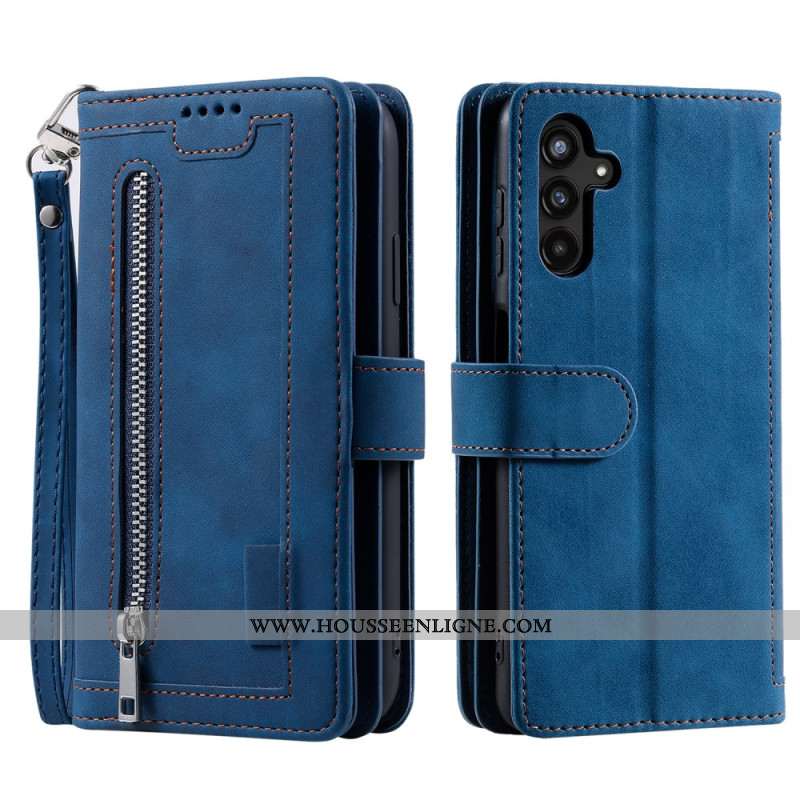 Housse Samsung Galaxy S26 Plus 9 Porte-Cartes et Fermeture Éclair