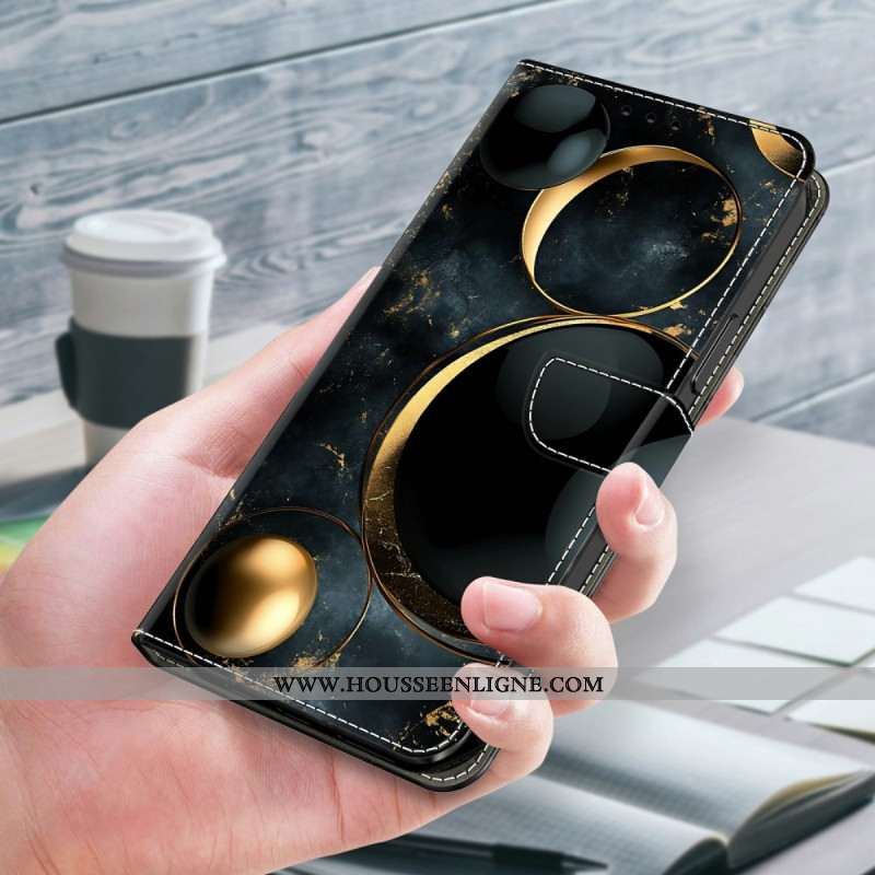 Housse Samsung Galaxy S26 Plus Anneaux Dorés