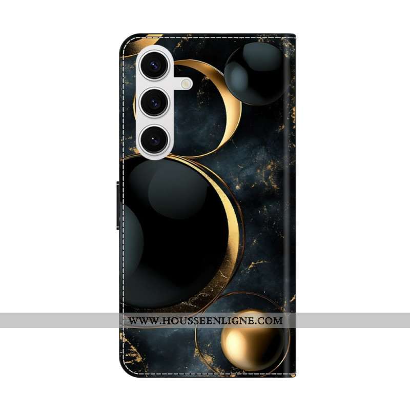 Housse Samsung Galaxy S26 Plus Anneaux Dorés