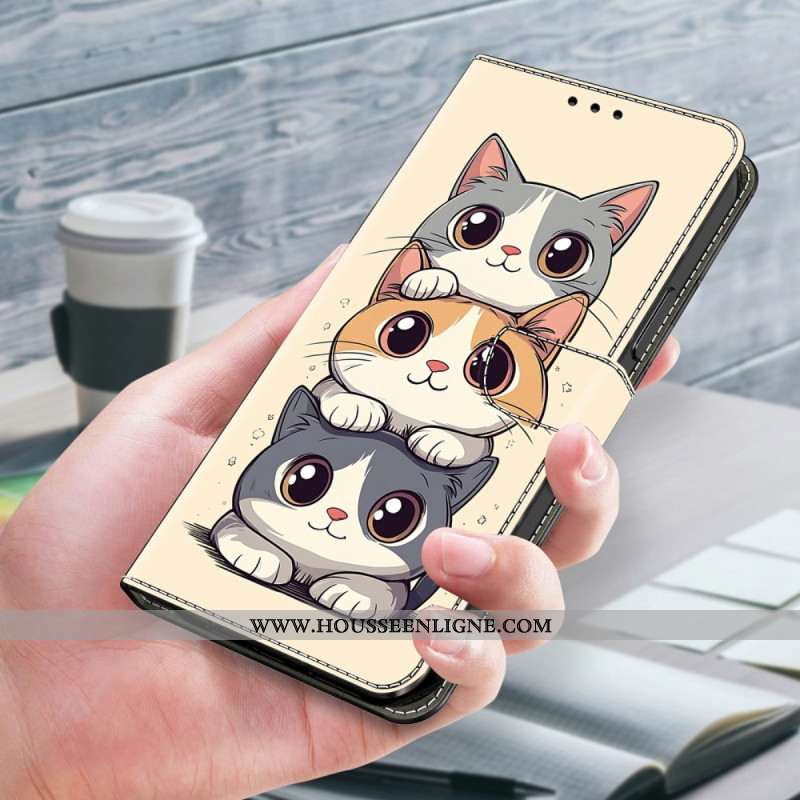 Housse Samsung Galaxy S26 Plus Chats Empilés