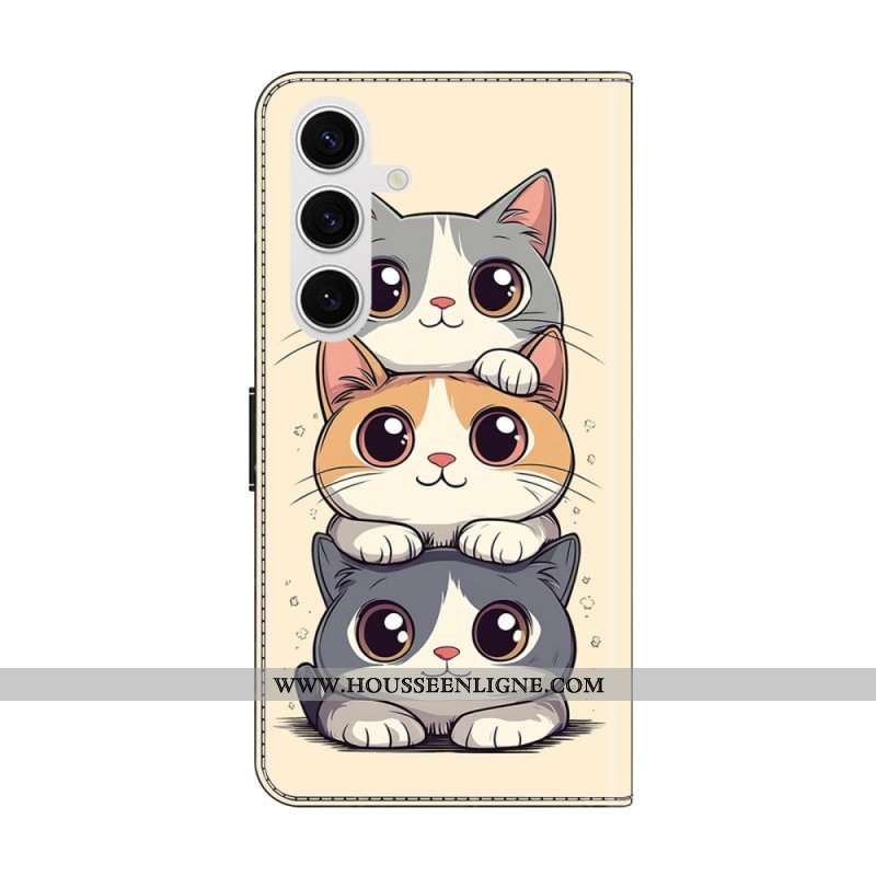 Housse Samsung Galaxy S26 Plus Chats Empilés