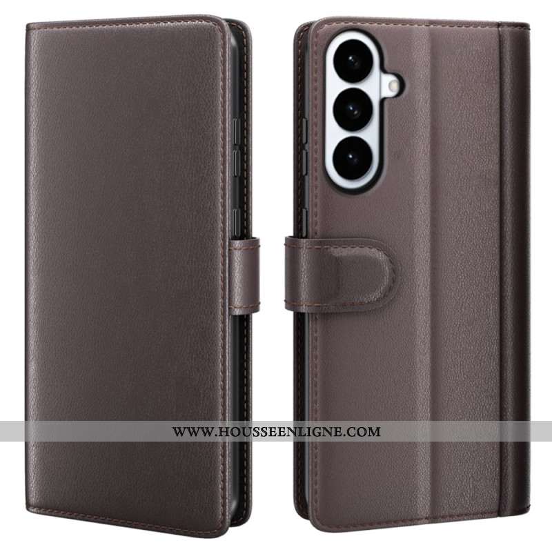 Housse Samsung Galaxy S26 Plus Cuir Véritable