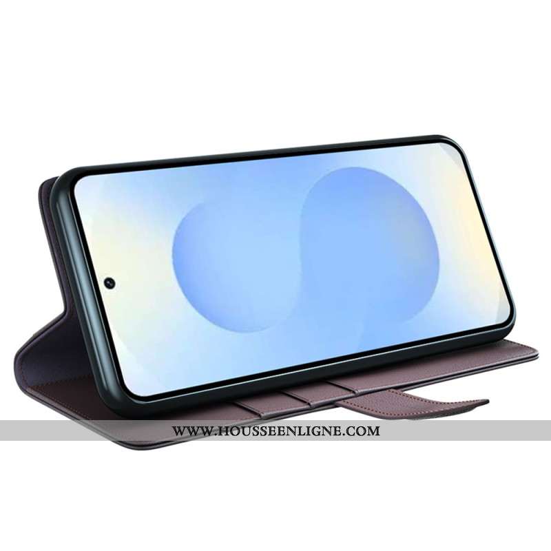 Housse Samsung Galaxy S26 Plus Cuir Véritable