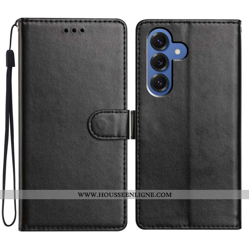 Housse Samsung Galaxy S26 Plus Effet Cuir Uni