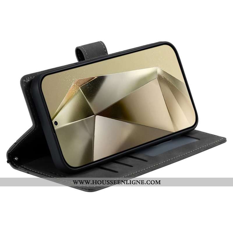 Housse Samsung Galaxy S26 Plus Effet Daim Mandala