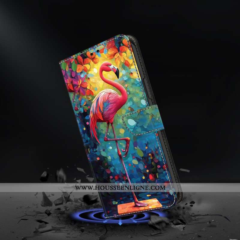 Housse Samsung Galaxy S26 Plus Flamant Rose Art