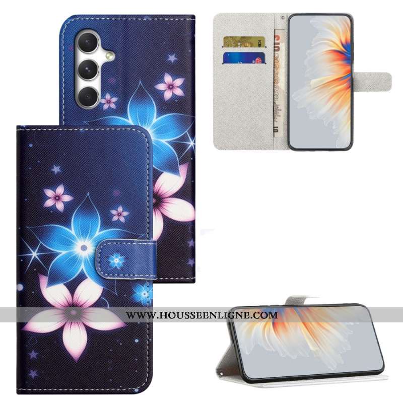 Housse Samsung Galaxy S26 Plus Fleurs Lunaires